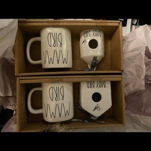 Rae Dunn birdhouse set
